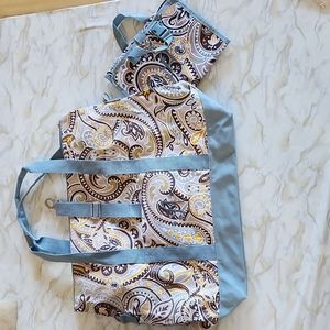 Personalized Thirty One Overnight and toiletrie bag